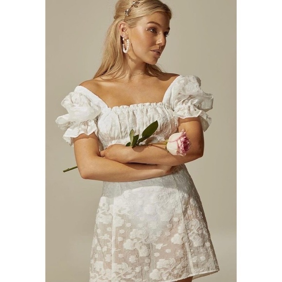 Stone Cold Fox Lace Babydoll For Love Lemons Bridal Honeymoon Doen Christy Dawn - Picture 6 of 11